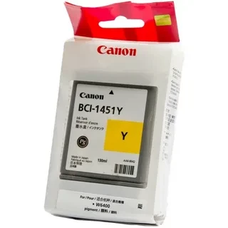 Canon BCI-1451Y 0173B001 картридж для imagePROGRAF W6400 130ml yellow оригинал