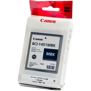 Canon BCI-1451MBK 0175B001 картридж для imagePROGRAF W6400 130ml matte black оригинал