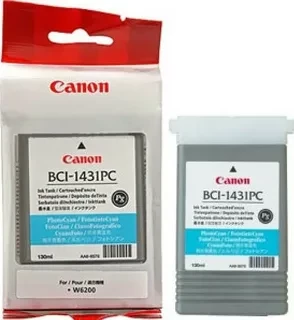 Canon BCI-1431PC 8973A001 картридж для плоттера для imagePROGRAF W6200 W6400 130ml photo cyanоригинал