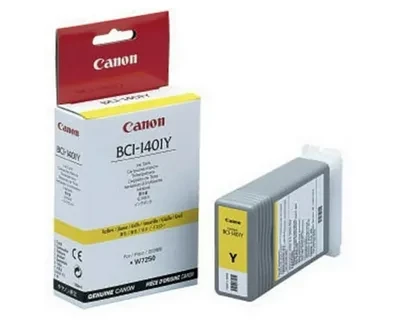 Canon BCI-1401Y 7571A001 картридж для imagePROGRAF W6400D W7250 130ml yellow оригинал