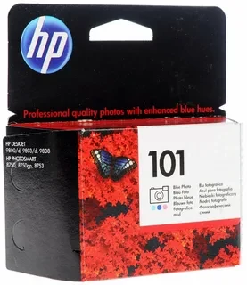 HP C9365AE №101 фотокартридж для PS 8750 8753 blue photo оригинал ресурс 15ml photo110 страниц