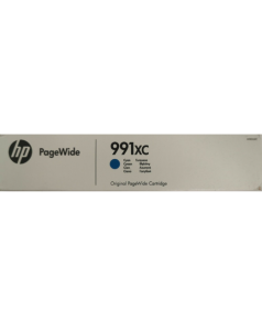 HP M0K06XC Картридж HP 991XC Голубой, увеличенной емкости, для HP PageWide Pro 772dn 777z 750dw оригинал ресурс 16000 страниц