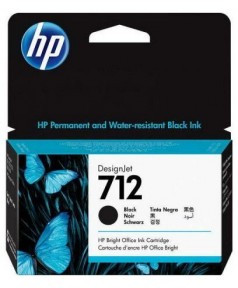 HP 3ED70A №712 Картридж черный для HP DesignJet T200 T600 series, HP DesignJet Studio оригинал 38 мл