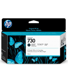 HP P2V65A №730 Картридж струйный черный матовый для HP DesignJet T1600, T1700, T2600 (130 мл) оригинал