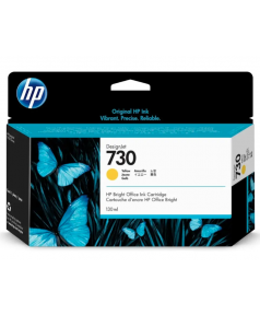 HP P2V64A №730 Картридж струйный желтый для HP DesignJet T1600, T1700, T2600 (130 мл) оригинал