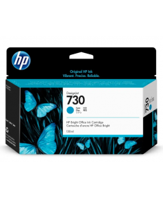 HP P2V62A №730 Картридж струйный голубой для HP DesignJet T1600, T1700, T2600 (130 мл) оригинал