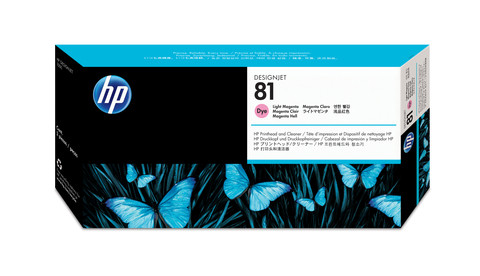 HP C4955A №81 печатающая головка с системой очистки Printhead and Cleaner для плоттеров DJ 5000 5500 light magenta оригинал ресурс 1000 страниц