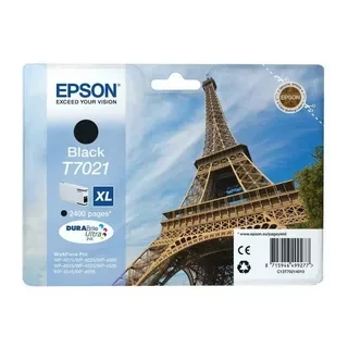 Epson C13T70214010 T7021 XL картридж для WorkForce Pro WP-4015 4025 4095 4515 4525 4535 4545 4595 black оригинал ресурс 45,2 2400 страниц