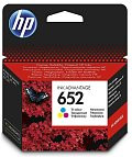 HP F6V24AE №652 картридж для DJ 1115 2135 2136 3635 3636 3775 3785 3787 3835 3836 4535 4675 TriColor оригинал ресурс 200 страниц