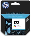 HP F6V16AE №123 картридж для DJ 2130 color оригинал ресурс 100 страниц