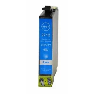 Epson C13T27124020 T2712 №27XL Картридж с голубыми чернилами DURABrite Ultra повышенной XL емкости для Epson WorkForce WF-7110 7610 7620 оригинал ресурс 10,4ml 1100 страниц